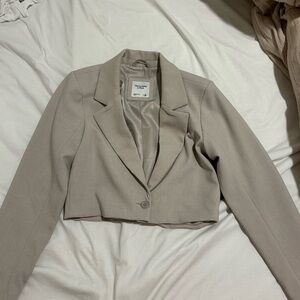 Abercrombie & Fitch Light Tan Blazer